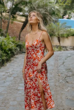 Cocktail Dresses|Spring Break Dresses>Hello Molly Passion Prima Midi Dress