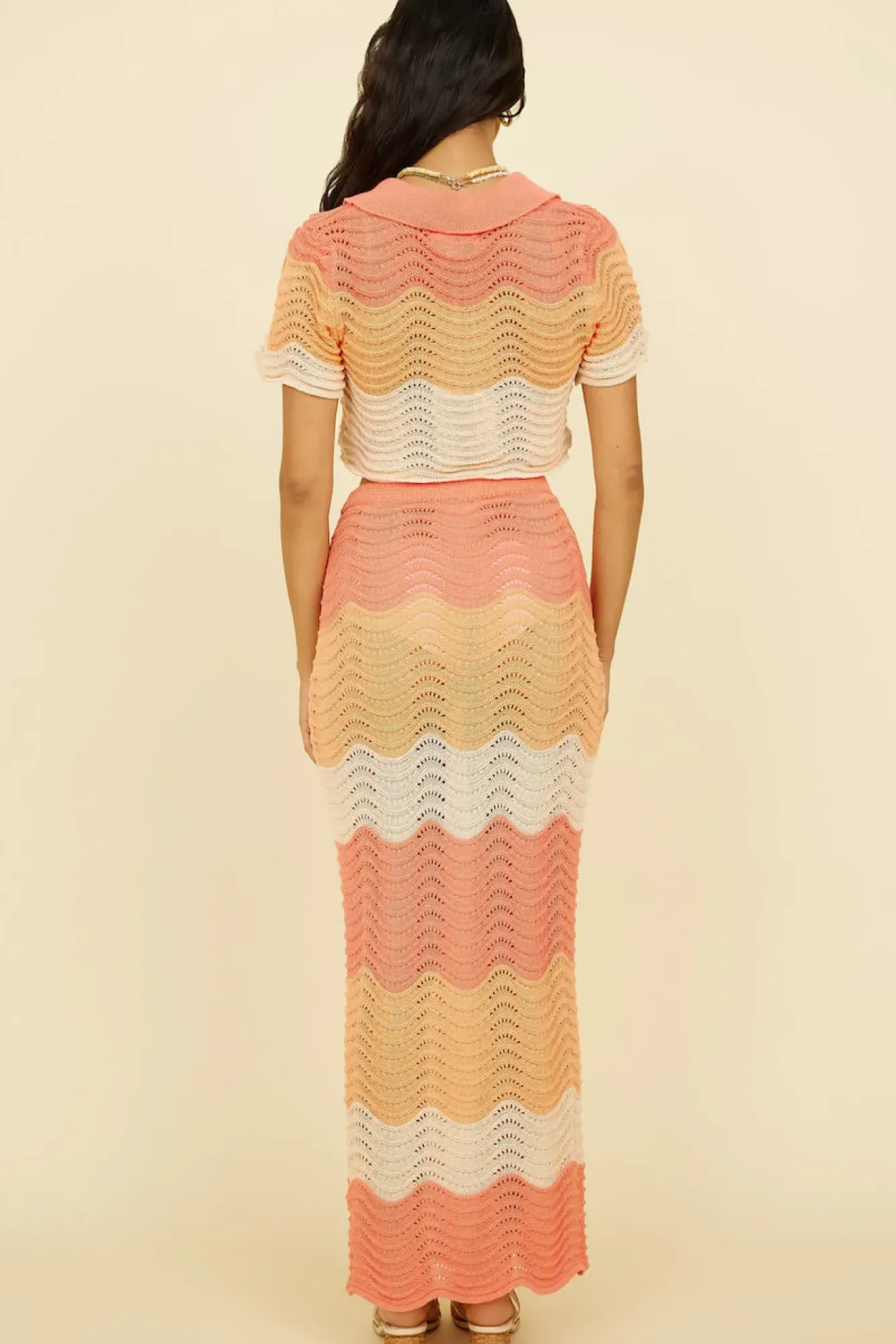 Skirts|Skirt And Top Sets>Hello Molly Penelope Maxi Skirt Orange