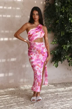 Wedding Guest Dresses|Formal Dresses>Hello Molly Perfectly Fine Maxi Dress Pink