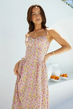 Wedding Guest Dresses|Vacation Dresses>Hello Molly Petal Play Midi Dress Pink