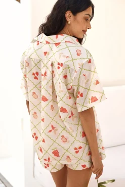 Shorts|Two-Piece Shorts Set>Hello Molly Picnic Table Shorts Multi