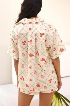 Shorts|Two-Piece Shorts Set>Hello Molly Picnic Table Shorts Multi