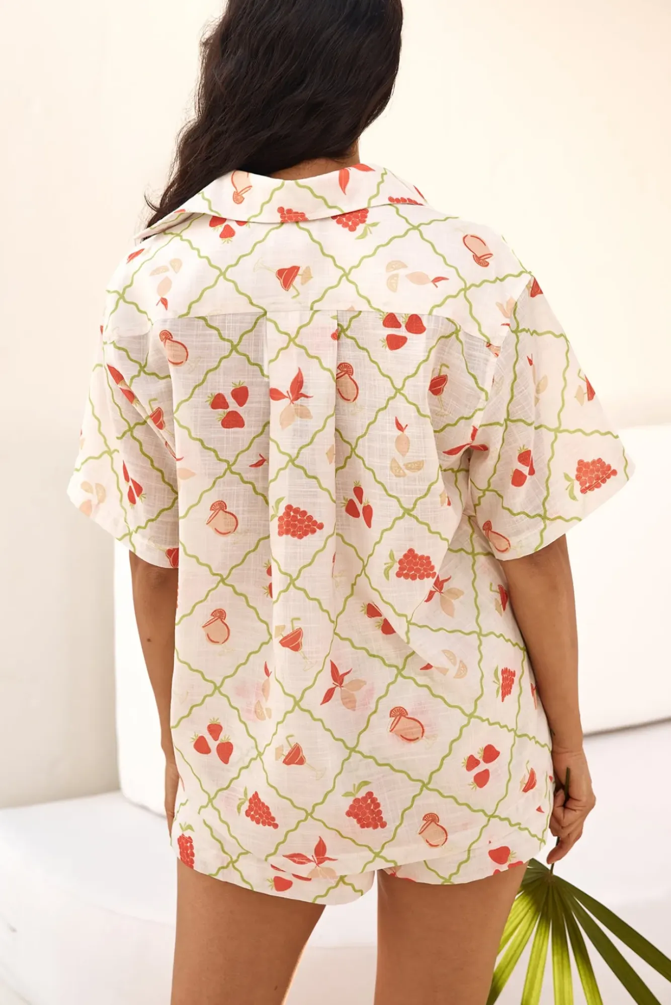 Shorts|Two-Piece Shorts Set>Hello Molly Picnic Table Shorts Multi