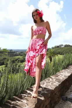Skirts|Skirt And Top Sets>Hello Molly Platonic Maxi Skirt Pink