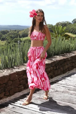 Skirts|Skirt And Top Sets>Hello Molly Platonic Maxi Skirt Pink