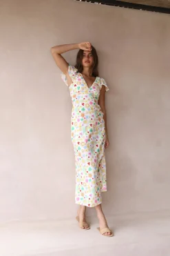 Vacation Dresses|Spring Break Dresses>Hello Molly Playing In The Sun Maxi Dress Multi