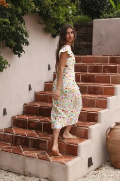 Vacation Dresses|Spring Break Dresses>Hello Molly Playing In The Sun Maxi Dress Multi