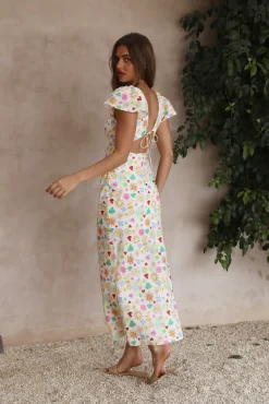 Vacation Dresses|Spring Break Dresses>Hello Molly Playing In The Sun Maxi Dress Multi