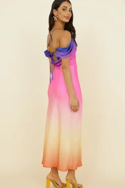 Cocktail Dresses|Vacation Dresses>Hello Molly Play My Ace Maxi Dress Multi