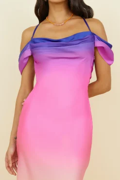 Cocktail Dresses|Vacation Dresses>Hello Molly Play My Ace Maxi Dress Multi