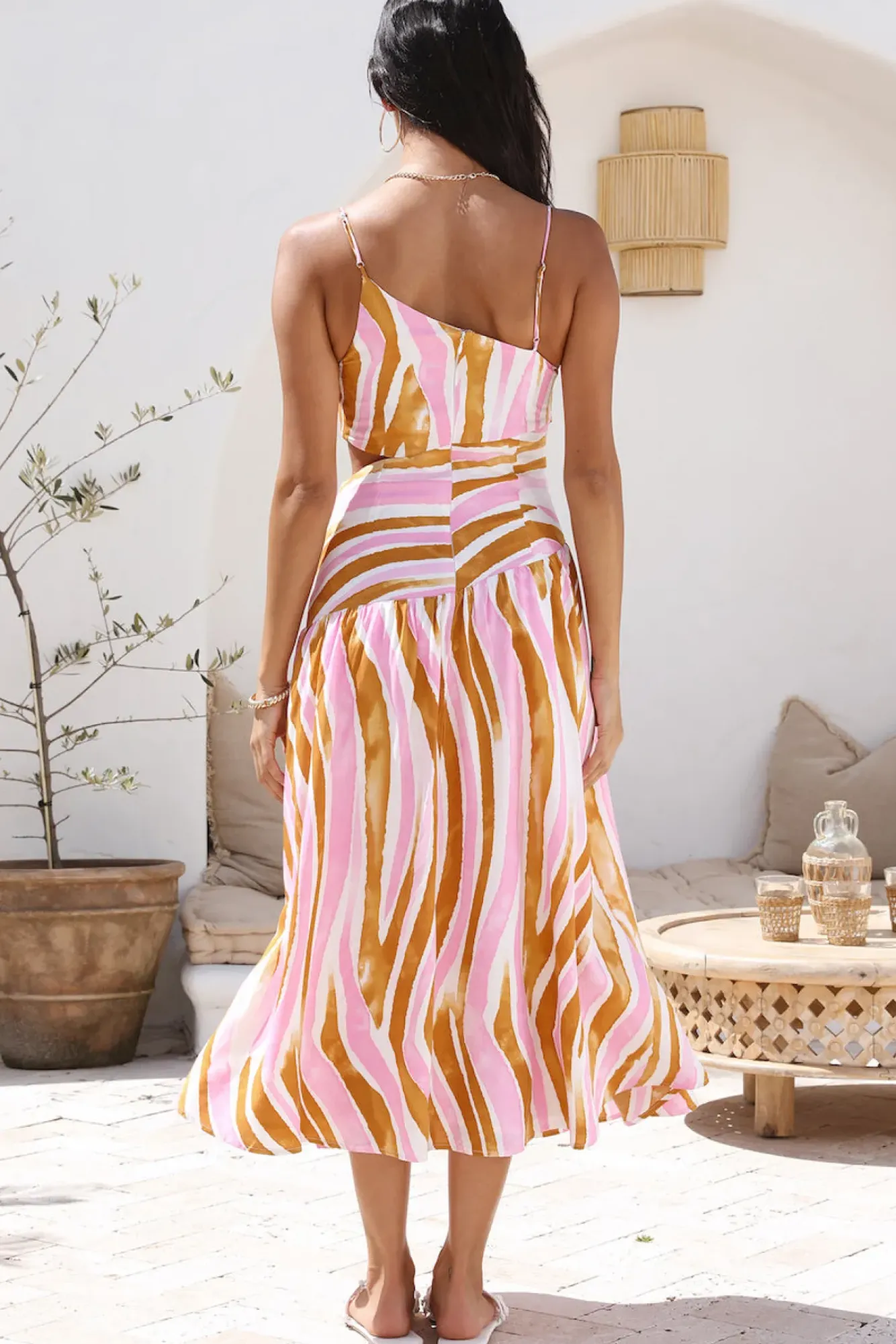 Cocktail Dresses|Casual Dresses>Hello Molly Poppy Seeds Maxi Dress Pink