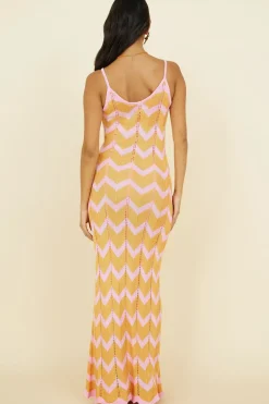 Vacation Dresses|Spring Break Dresses>Hello Molly Portugal Sun Maxi Dress Pink