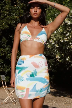 Two-Piece Shorts Set>Hello Molly Positive Affirmations Set Multi