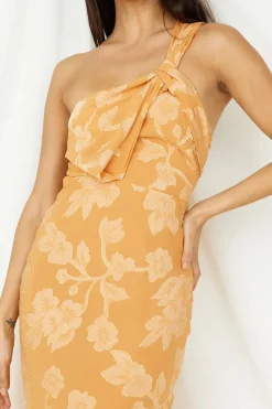 Wedding Guest Dresses|Cocktail Dresses>Hello Molly Power of Possibility Maxi Dress Orange