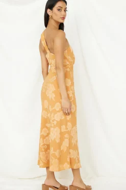 Wedding Guest Dresses|Cocktail Dresses>Hello Molly Power of Possibility Maxi Dress Orange