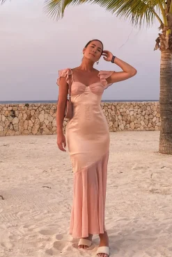 Wedding Guest Dresses|Formal Dresses>Hello Molly Pretty Wishes Maxi Dress Pink