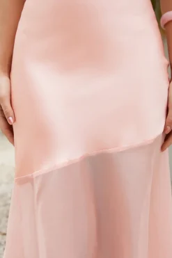 Wedding Guest Dresses|Formal Dresses>Hello Molly Princess Peach Maxi Dress Pink