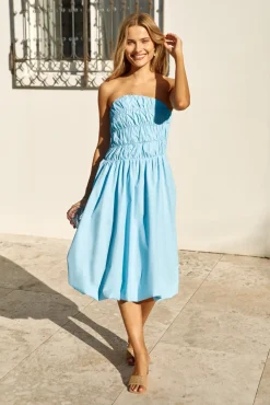 Cocktail Dresses|Summer Dresses>Hello Molly Princess Treatment Bubble Hem Midi Dress