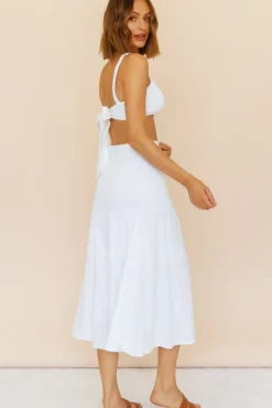 Cropped>Hello Molly Prosecco Summers Crop Top White
