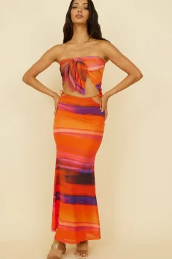 Skirt And Top Sets>Hello Molly Proserpina Set Orange