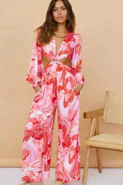Rompers|Jumpsuits>Hello Molly Prue Minerals Jumpsuit Floral