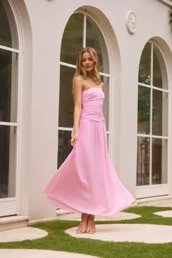 Brunch Dresses|Flowy Dresses>Hello Molly Pure Clarity Maxi Dress Pink