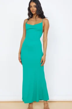 Formal Dresses|Cocktail Dresses>Hello Molly Pure Delight Maxi Dress Green