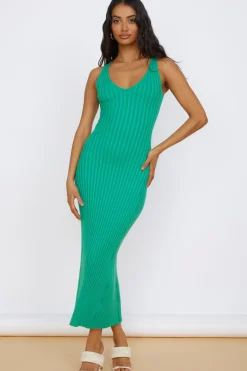 Date Night Dresses|Maxi Dresses>Hello Molly Radiant Glow Maxi Dress Green