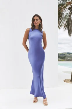 Summer Dresses|Flowy Dresses>RUNAWAY THE LABEL Raelyn Maxi Dress Iris