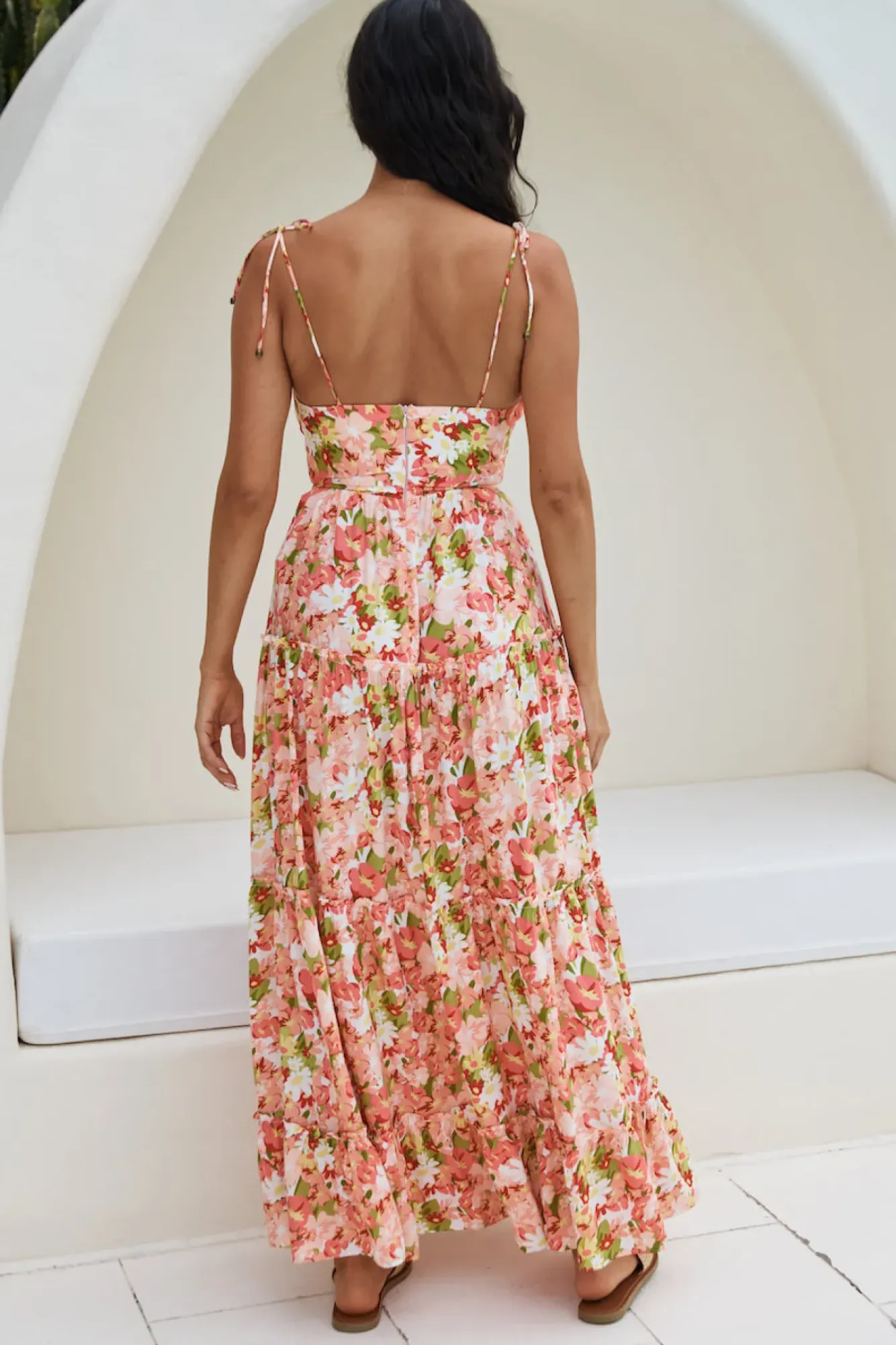 Vacation Dresses|Brunch Dresses>Hello Molly Raspberry Lemonade Maxi Dress Pink