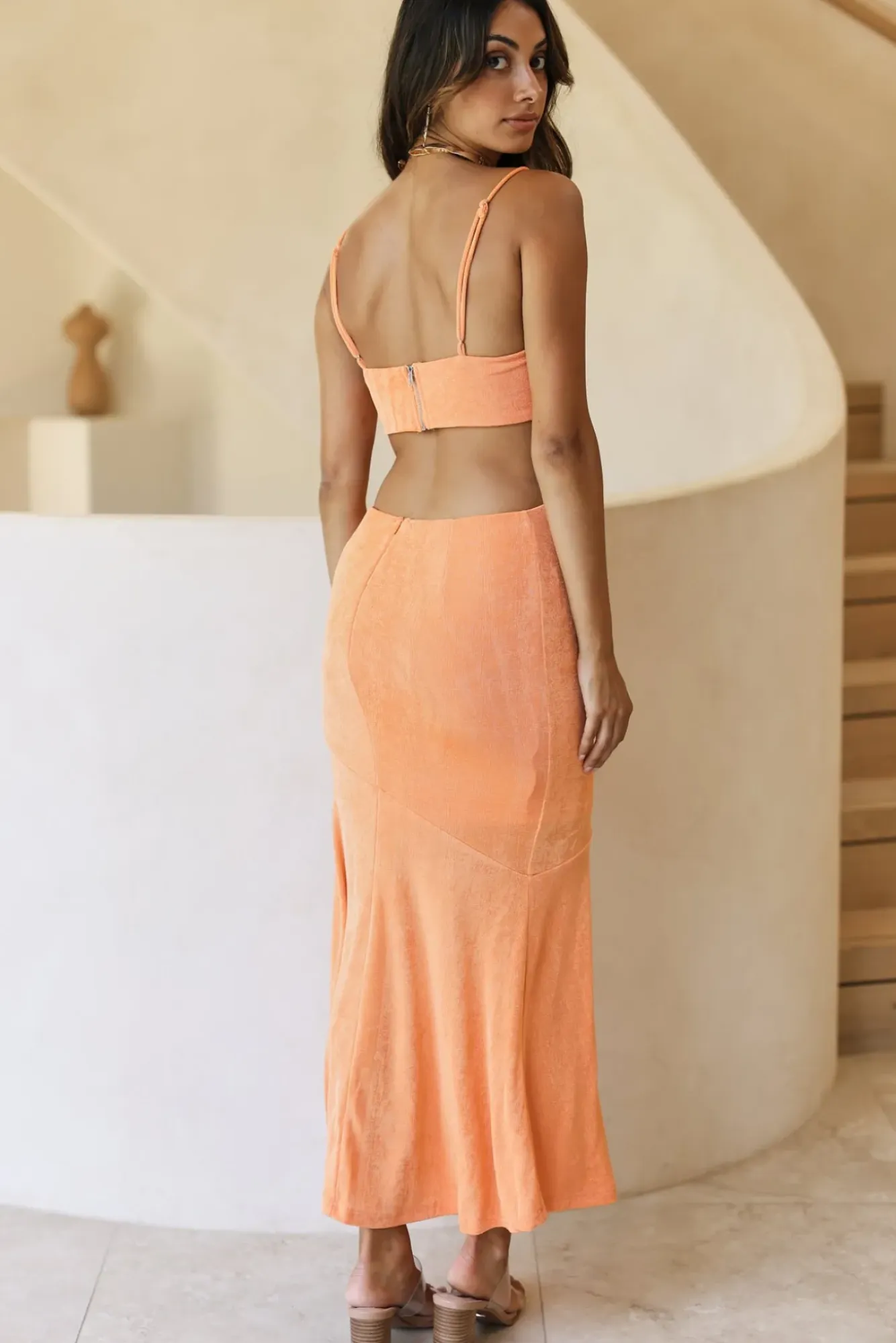 Wedding Guest Dresses|Formal Dresses>Hello Molly Reflection Maxi Dress Orange