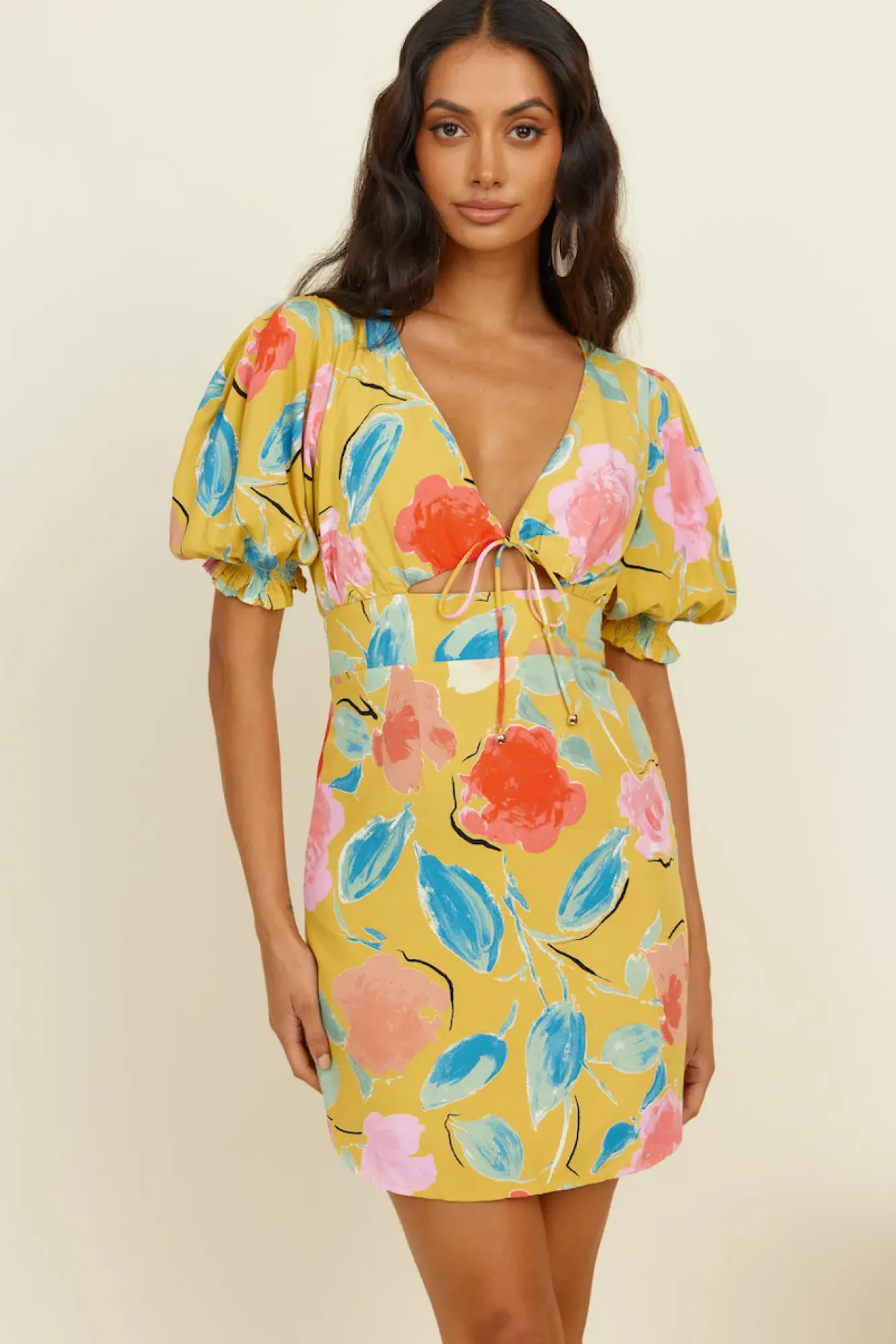 Mini Dresses>Hello Molly Relax Mode Dress Multi