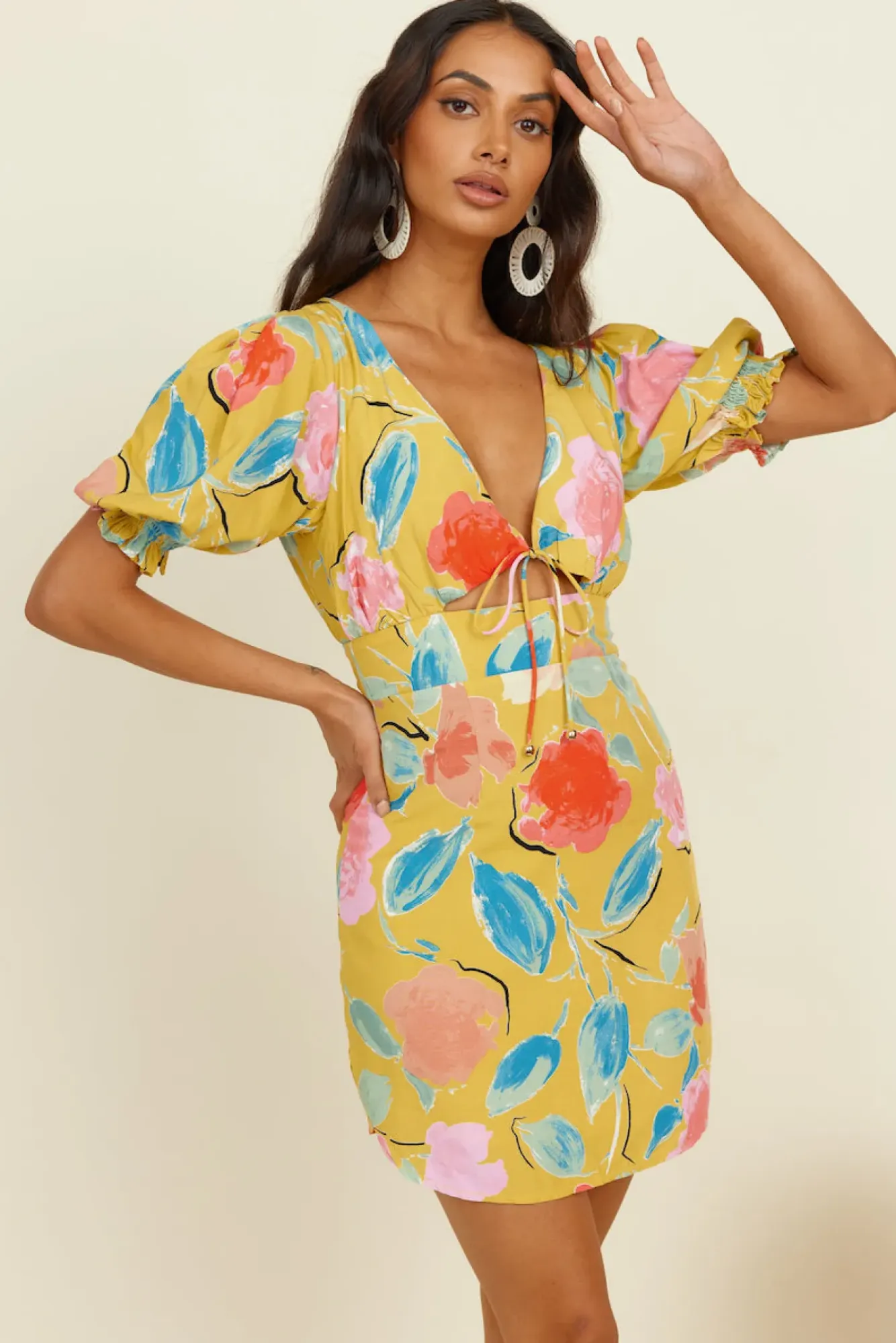 Mini Dresses>Hello Molly Relax Mode Dress Multi