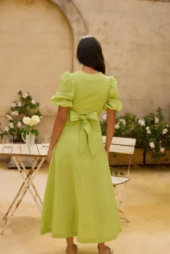 Wedding Guest Dresses|Brunch Dresses>Hello Molly Remi Rounds Maxi Dress Green