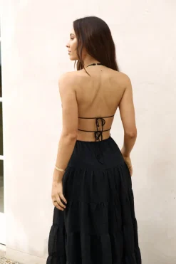 Cocktail Dresses|Brunch Dresses>Hello Molly Renaissance Art Maxi Dress Black