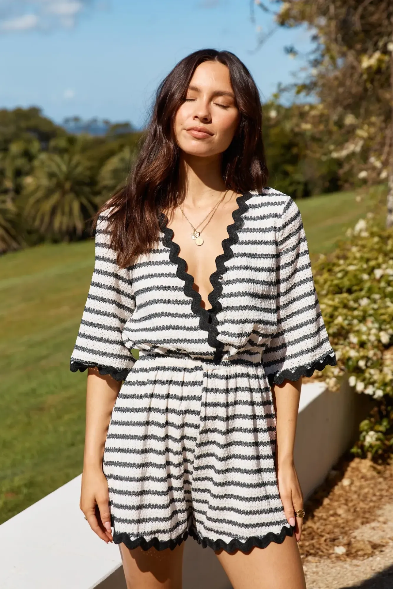 Rompers>Hello Molly Reset and Recharge Romper Black