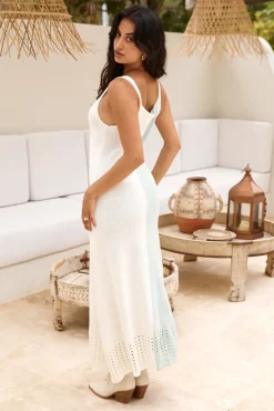 Vacation Dresses|Spring Break Dresses>Hello Molly Resort Relaxation Knit Maxi Dress Green