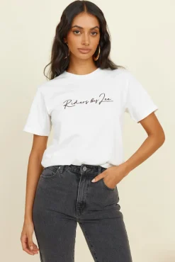 T-Shirts|Cropped>Lee RIDERS BY Classic Tee Vintage White