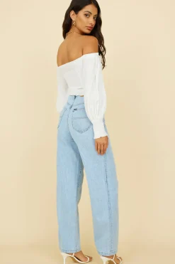 Pants|Jeans>Lee RIDERS BY Hi Wide Leg Blue Essence