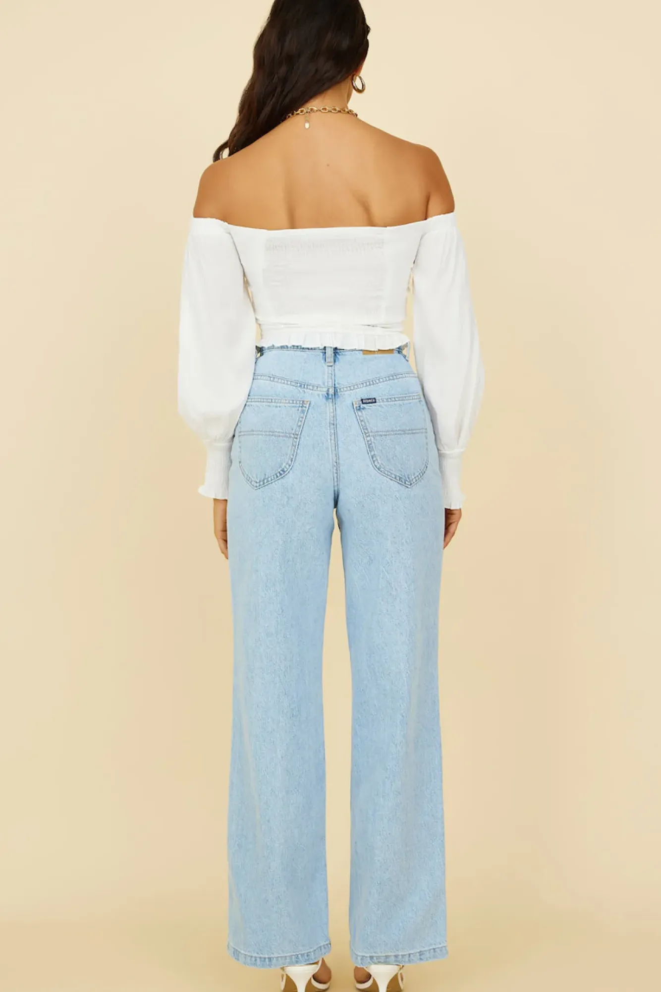 Pants|Jeans>Lee RIDERS BY Hi Wide Leg Blue Essence