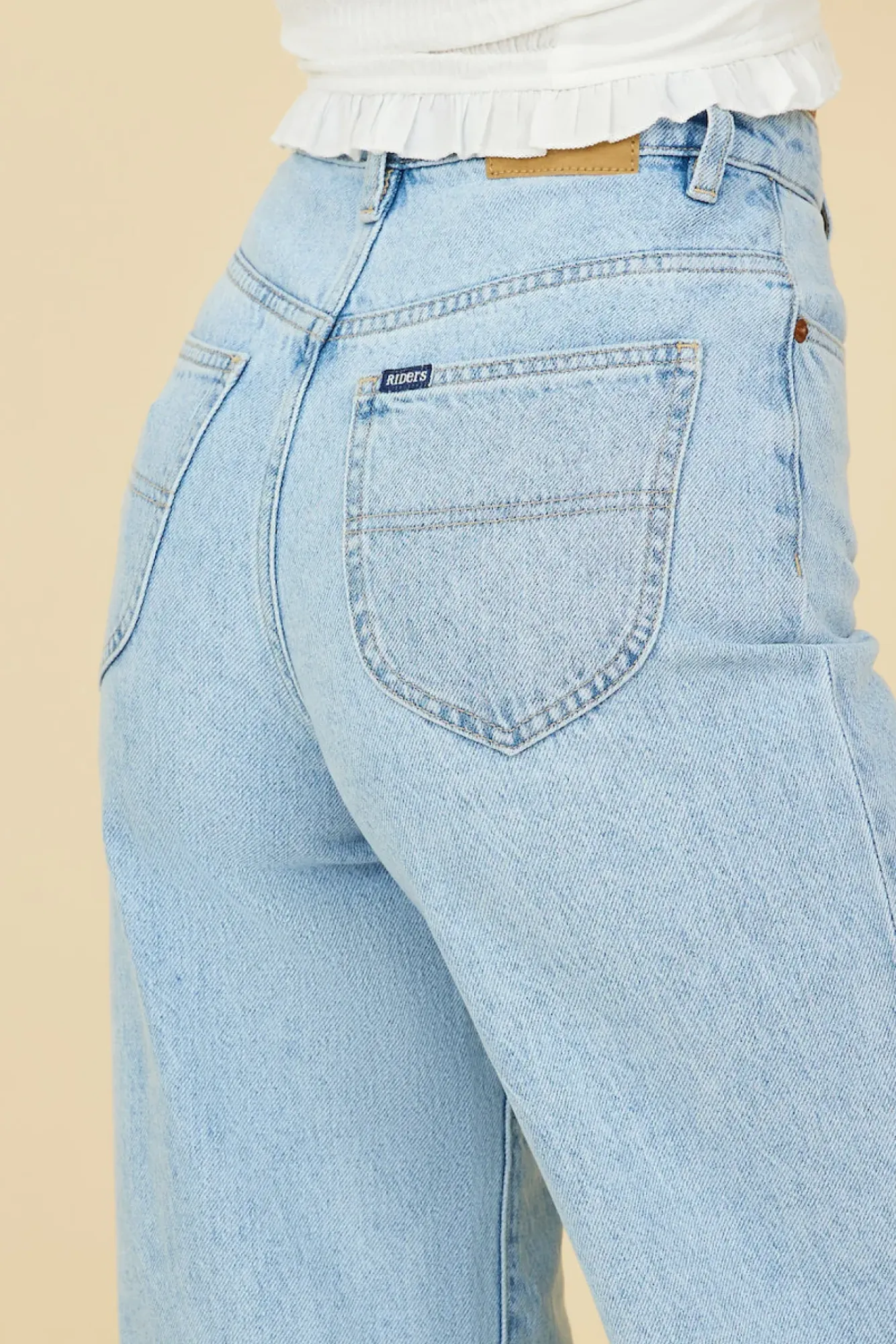 Pants|Jeans>Lee RIDERS BY Hi Wide Leg Blue Essence
