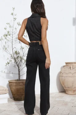 Pants|Jeans>Lee RIDERS BY Hi Wide Leg Jean Vintage Black