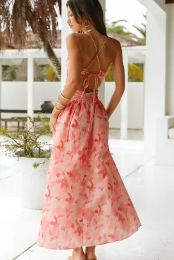Spring Break Dresses|Summer Dresses>Hello Molly Right Choices Maxi Dress Pink