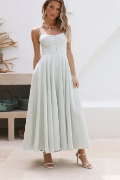 Casual Dresses|Maxi Dresses>Hello Molly Rising Moon Maxi Dress Green