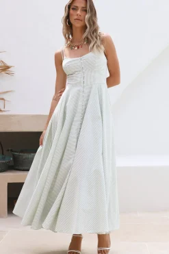 Casual Dresses|Maxi Dresses>Hello Molly Rising Moon Maxi Dress Green