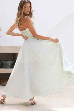 Casual Dresses|Maxi Dresses>Hello Molly Rising Moon Maxi Dress Green