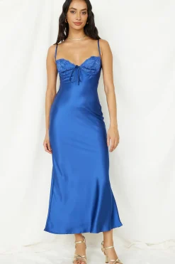 Wedding Guest Dresses|Cocktail Dresses>Hello Molly Roaming Girl Maxi Dress Blue