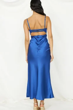 Wedding Guest Dresses|Cocktail Dresses>Hello Molly Roaming Girl Maxi Dress Blue