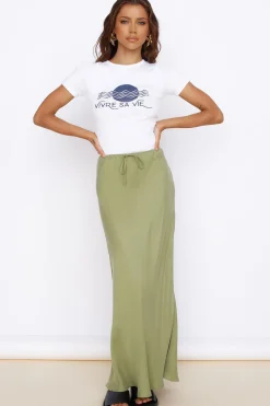 Cropped>Rollas ROLLA'S Vivre Sa Vie Baby Rib Tee White
