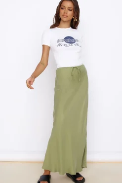 Cropped>Rollas ROLLA'S Vivre Sa Vie Baby Rib Tee White